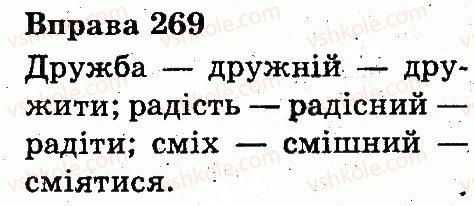 фото задание 269 - частини мови