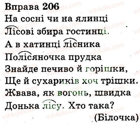 фото задание 206 - будова слова