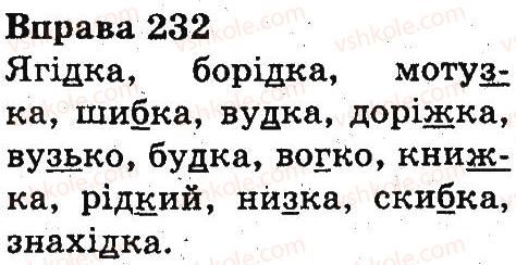 фото задание 232 - будова слова