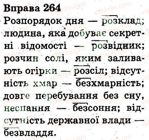 фото задание 264 - будова слова