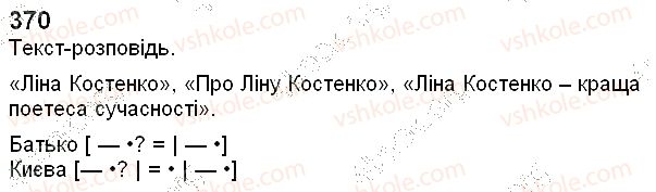 фото задание 370 - речення і текст