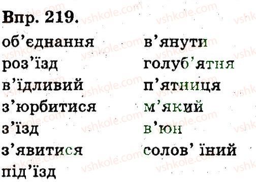 фото задание 219 - будова слова