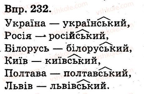 фото задание 232 - будова слова
