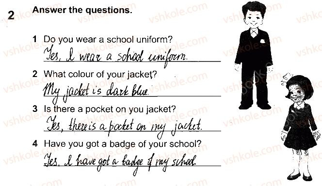 фото задание 2 - lesson 4 - unit 1. getting ready for school