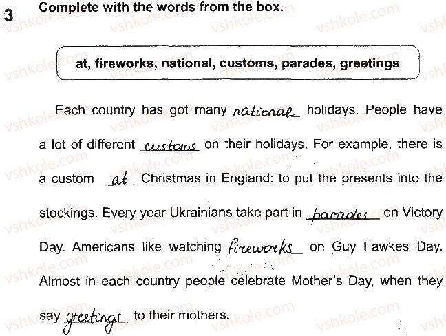 фото задание 3 - lesson 6 - unit 3. let’s celebrate!