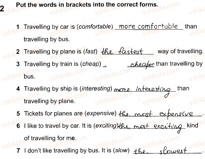 фото задание 2 - lesson 1 - unit 6. travelling