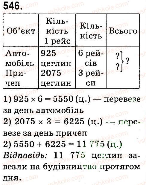 фото задание 546 - множення і ділення багатоцнфрових чисел па одпоцифровс число