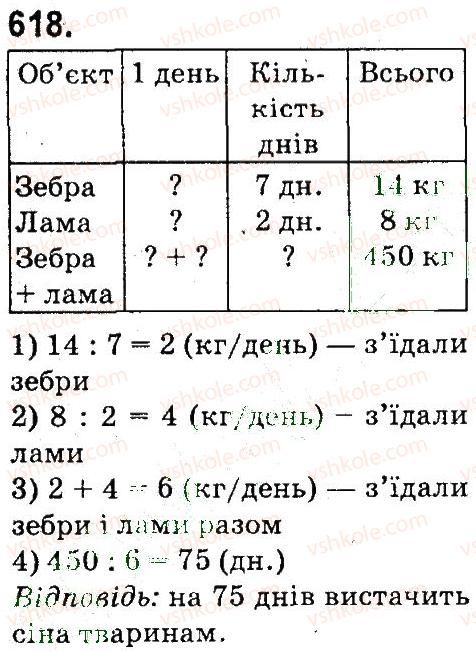 фото задание 618 - множення і ділення багатоцнфрових чисел па одпоцифровс число