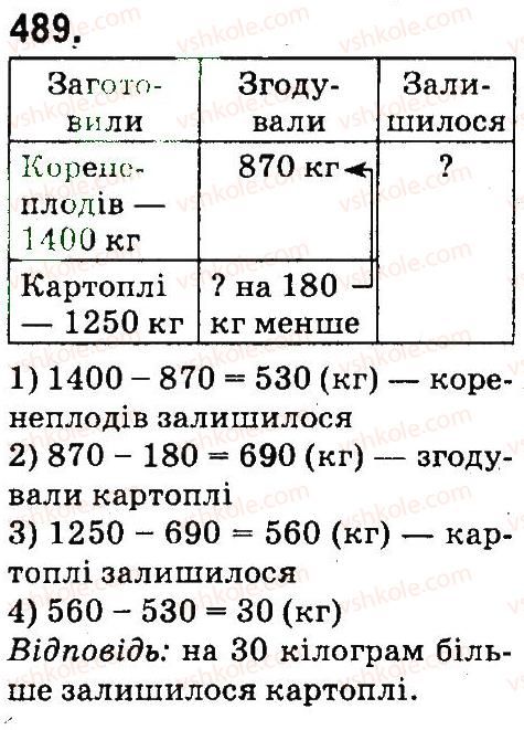 фото задание 489 - нумерація багатоцнфрових чисел