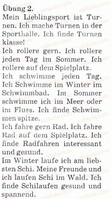 фото задание 2 - wir wiederholen - wir treiben sport