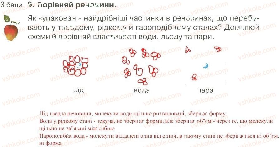 фото задание 9 - варіант 3 - розділ 5. тіла і речовини