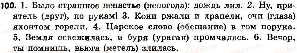 фото задание 100 - части речи. правописание