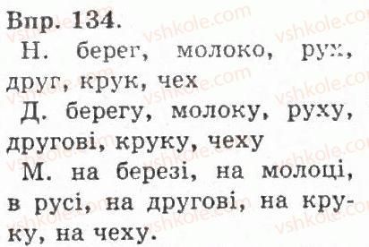 фото задание 134 - § 14. зміна приголосних перед закінченням -і в іменниках жіночого та чоловічого роду - іменник