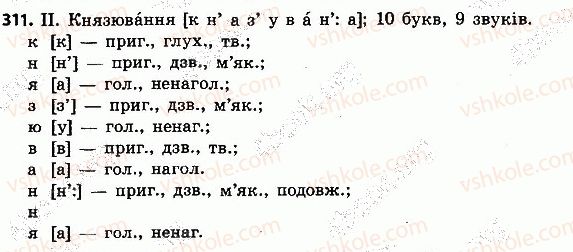 фото задание 311 - слово - частин мови