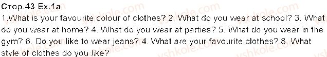 фото задание p43ex1 - unit 2. the clothes we wear