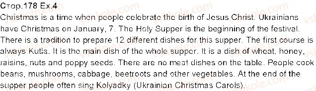 фото задание p178ex4 - unit 8. holidays and traditions