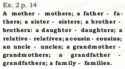 фото задание ex2p14 - 1.1. what makes a family? - unit one: we are a family