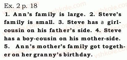 фото задание ex2p18 - 1.1. what makes a family? - unit one: we are a family