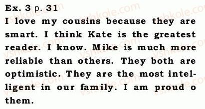 фото задание ex3p31 - 1.3. what are we like? - unit one: we are a family