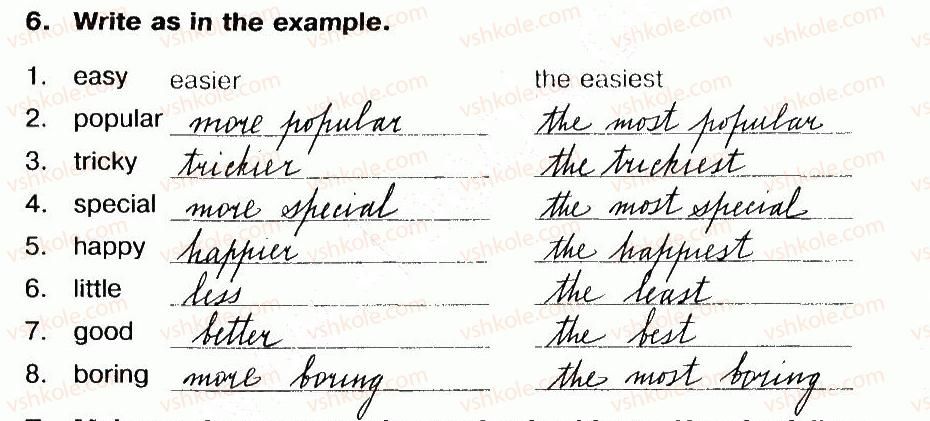фото задание 6 - lesson 3. favourite subject - unit 1. time for school