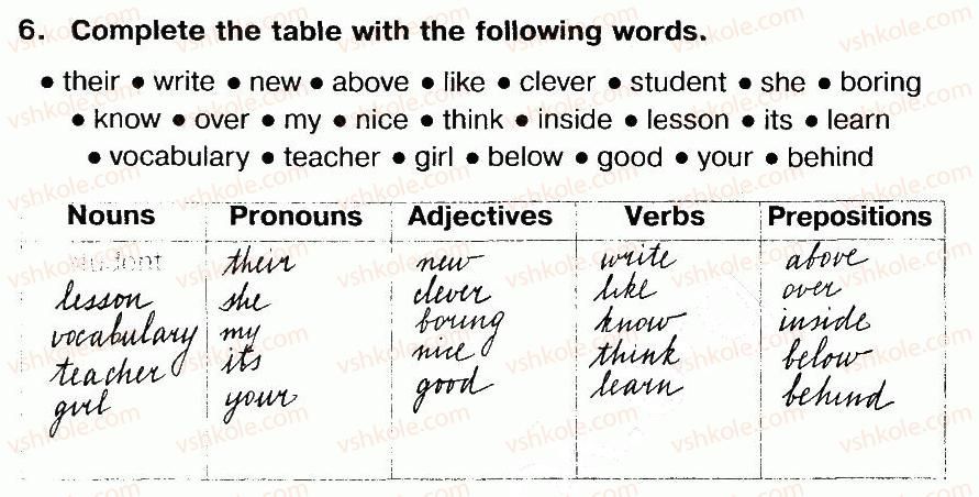 фото задание 6 - lesson 4. an english test - unit 1. time for school