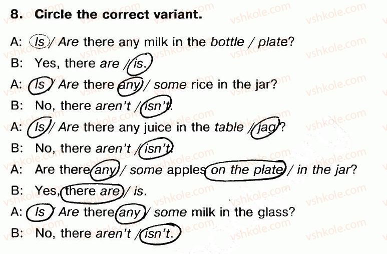 фото задание 8 - lesson 2. an apple a day - unit 3. time for home