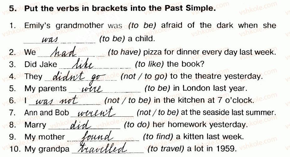 фото задание 5 - lesson 4. grandma's stories - unit 3. time for home
