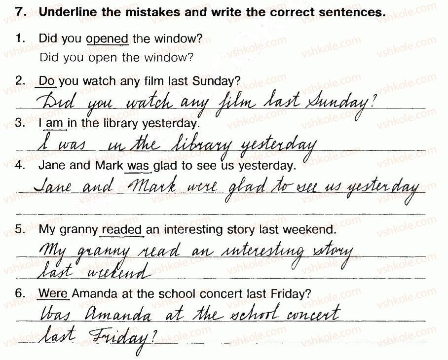 фото задание 7 - lesson 4. grandma's stories - unit 3. time for home