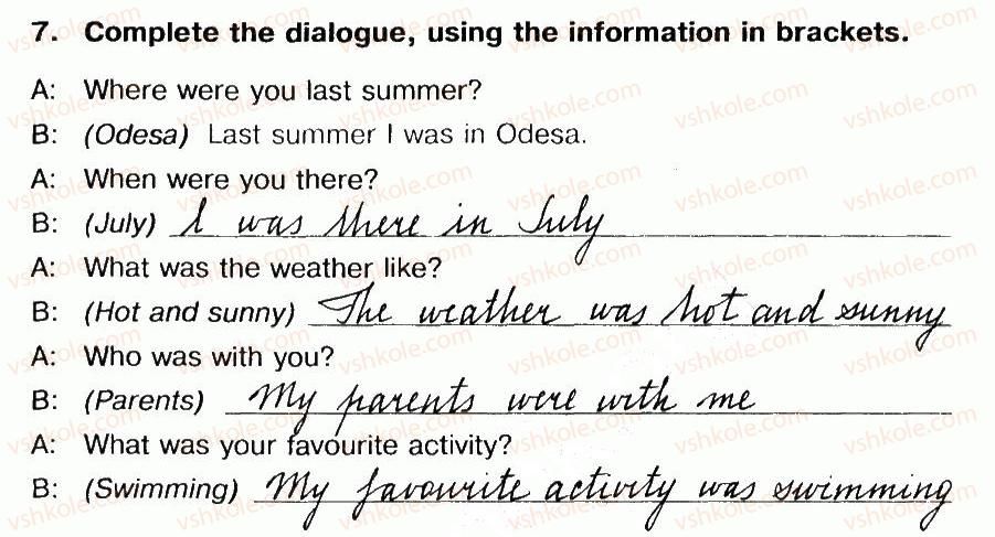фото задание 7 - lesson 3. weather and activities - unit 4. time for outdoors