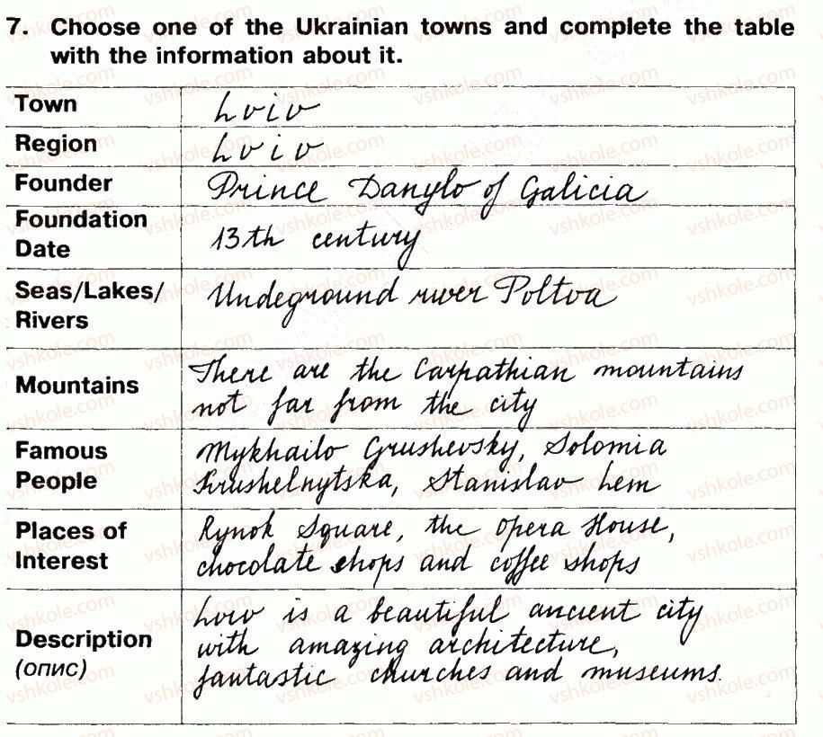 фото задание 7 - lesson 3. focus on ukraine - unit 5. time for discovery