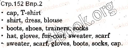 фото задание p152ex2 - lesson 2. weather and clothes - look back - unit 4. time for outdoors
