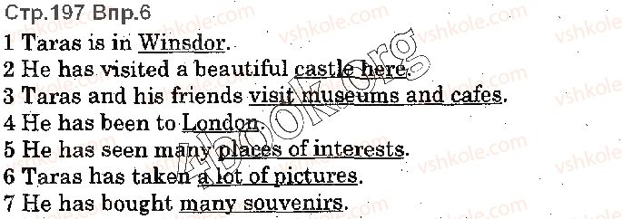 фото задание p197ex6 - lesson 2. discover the uk - look back - unit 5. time for discovery