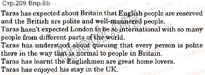 фото задание p209ex6 - lesson 2. discover the uk - look back - unit 5. time for discovery