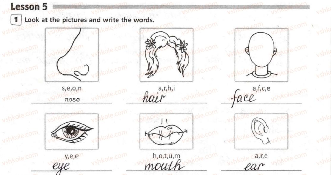 фото задание 1 - lesson 5 - 1. time for school
