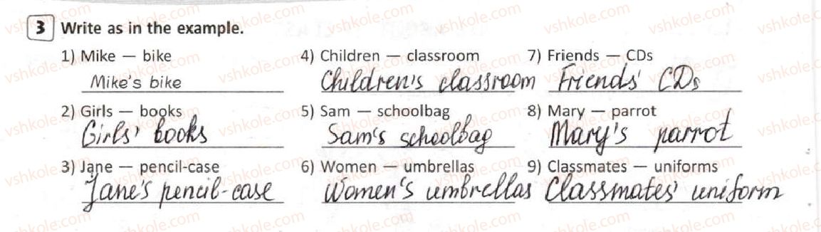 фото задание 3 - lesson 5 - 1. time for school
