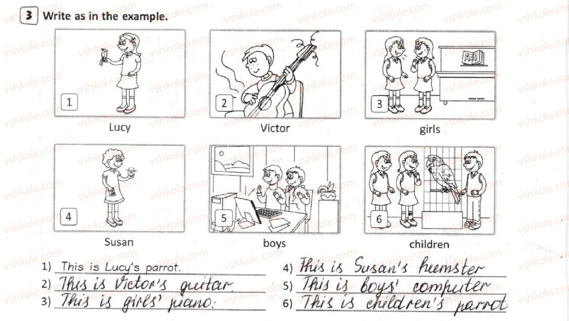 фото задание 3 - lesson 9 - 1. time for school