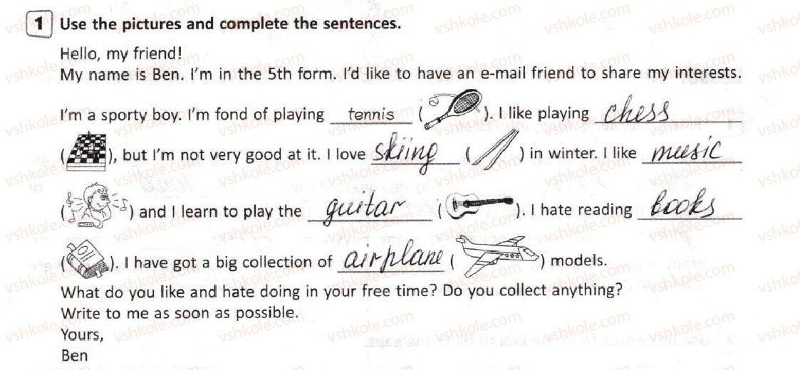 фото задание 1 - lesson 18 - 2. time for leisure