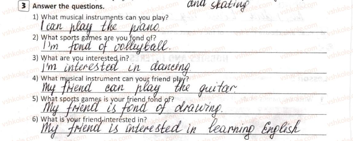 фото задание 3 - lesson 5 - 2. time for leisure