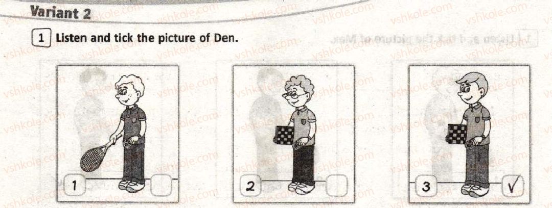 фото задание 1 - variant 2 - the first term. listening comprehension