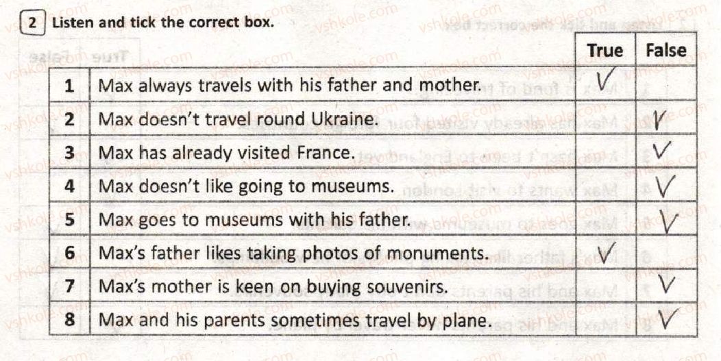 фото задание 2 - variant 2 - the second term. listening comprehension