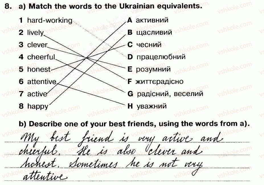 фото задание 8 - unit 1. my family and friends