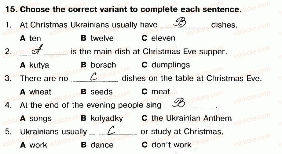фото задание 15 - unit 8. holidays and traditions