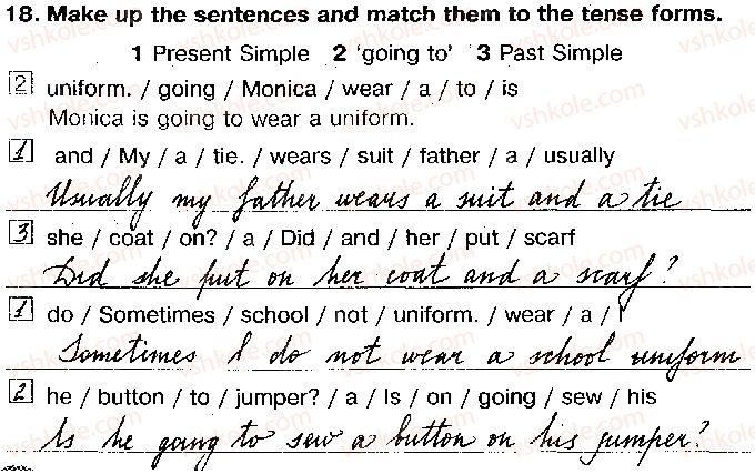 фото задание 18 - unit 2. the clothes we wear