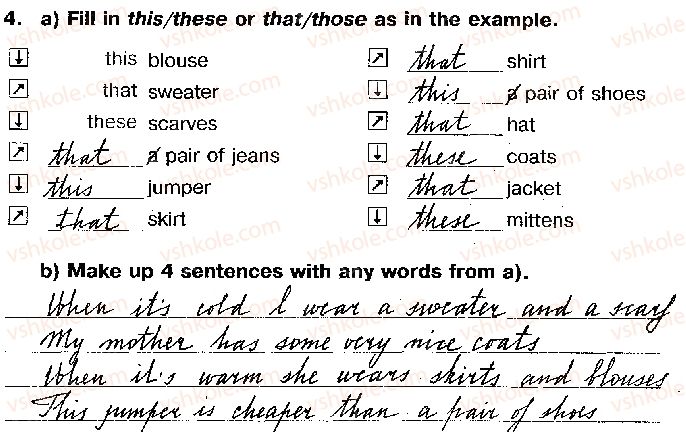 фото задание 4 - unit 2. the clothes we wear