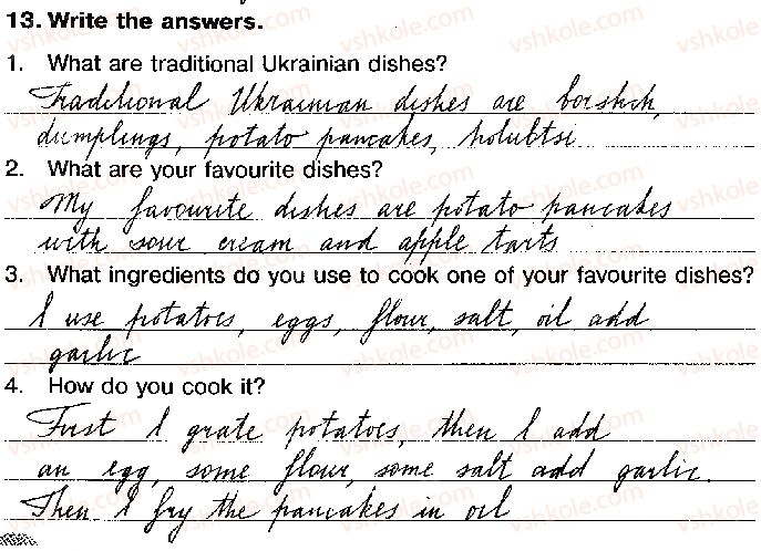 фото задание 13 - unit 3. food