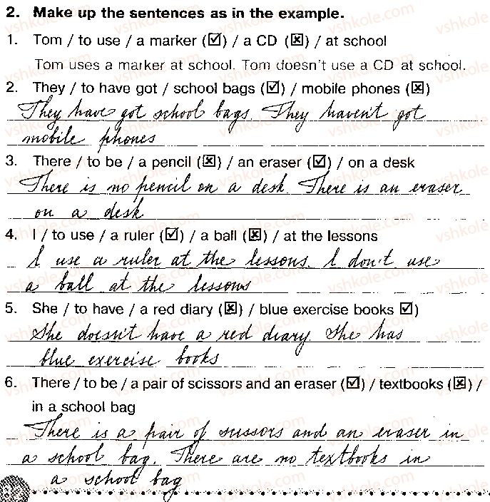 фото задание 2 - unit 9. school life
