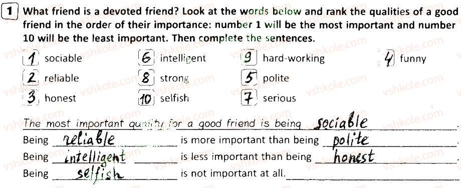 фото задание 1 - lesson 3 - unit 1. my family and friends