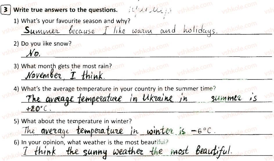 фото задание 3 - lesson 2 - unit 5. nature and weather