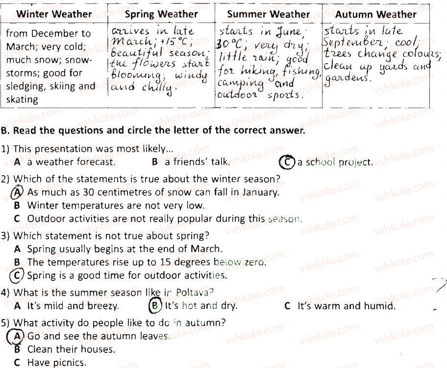 фото задание 2 - lesson 3 - unit 5. nature and weather