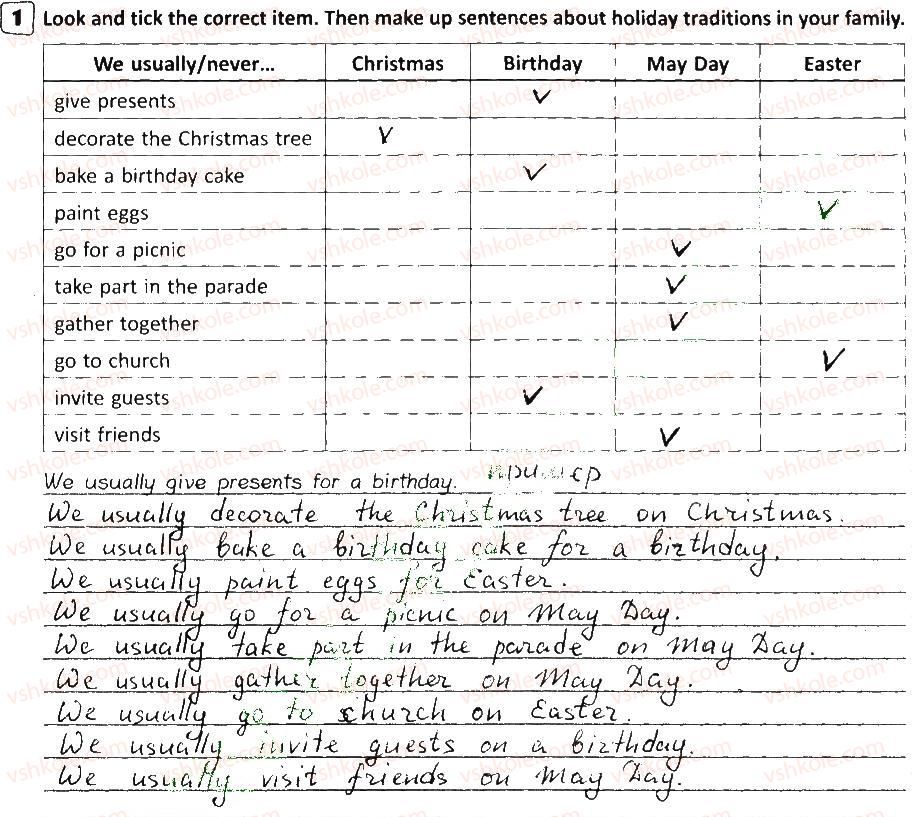 фото задание 1 - lessons 3-4 - unit 8. holidays and traditions